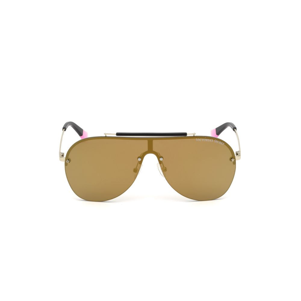 Rose Gold Metal Sunglasses