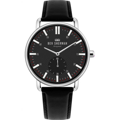 Black Leather Watch