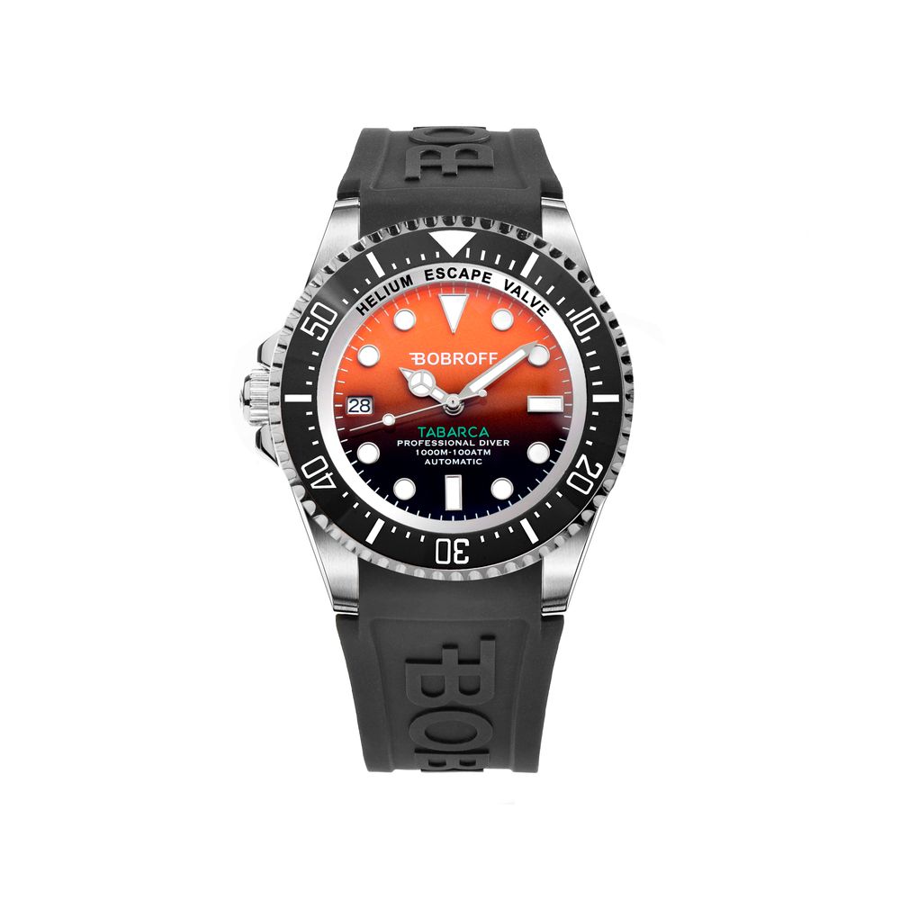 Black Rubber Watch