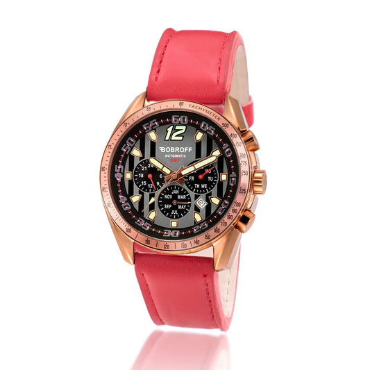 Red Leather Watch