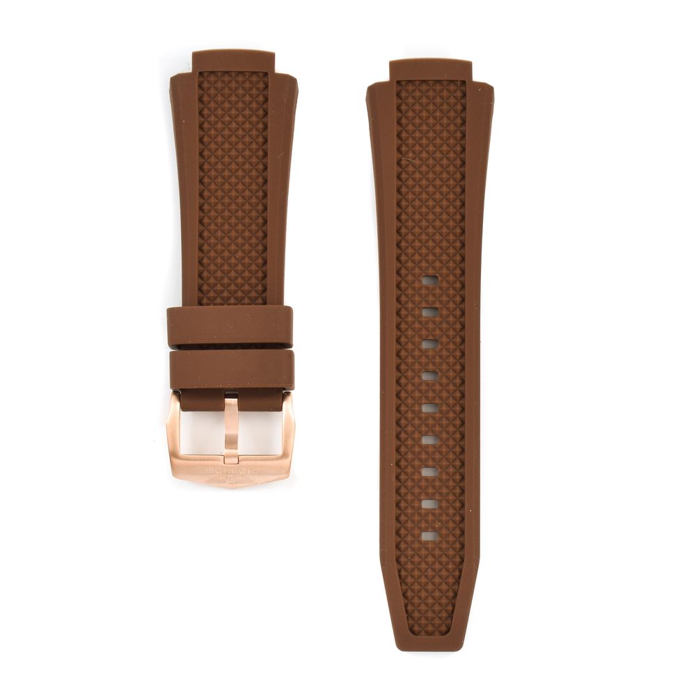 Brown Silicone Watch