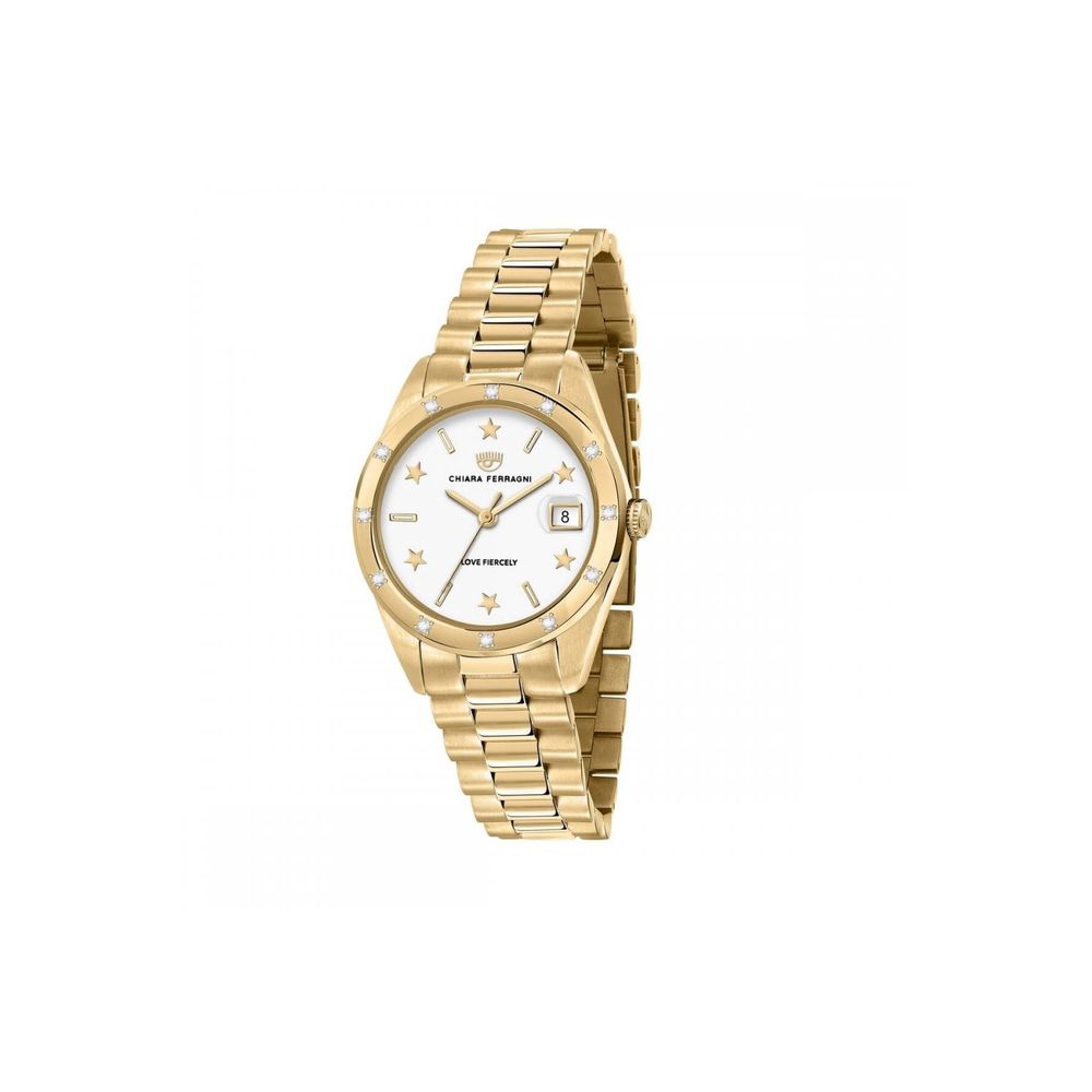 Gold Stainless Steel Watch