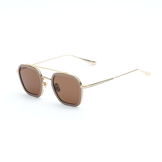 Gold Titanium Sunglasses