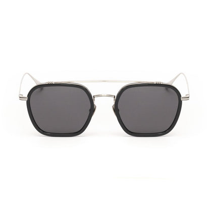 Gray Stainless Steel Sunglasses