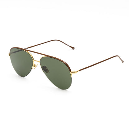 Brown Titanium Sunglasses