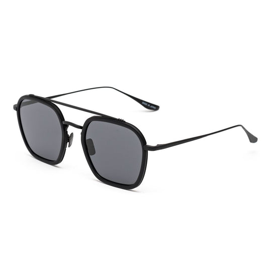 Black Stainless Steel Sunglasses