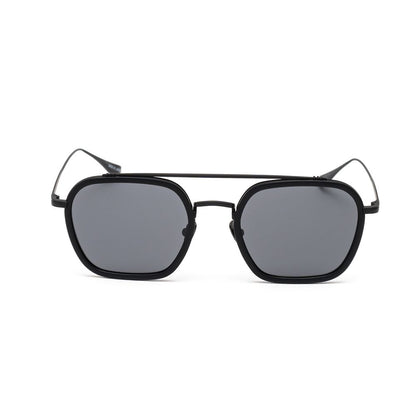 Black Stainless Steel Sunglasses