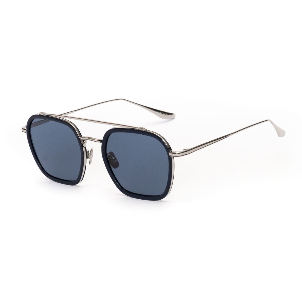 Gray Stainless Steel Sunglasses