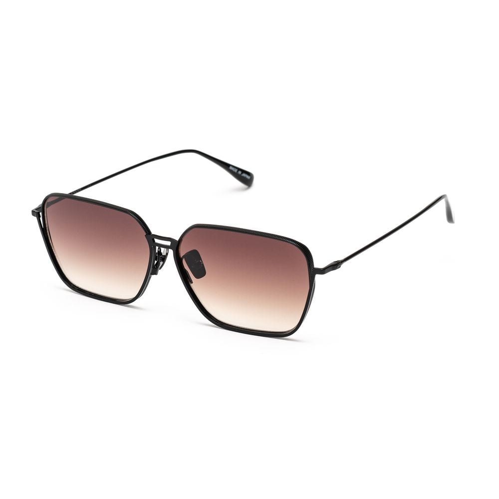 Black Stainless Steel Sunglasses