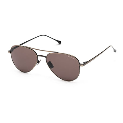 Brown Stainless Steel Sunglasses