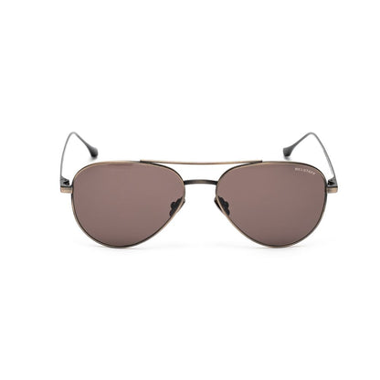 Brown Stainless Steel Sunglasses