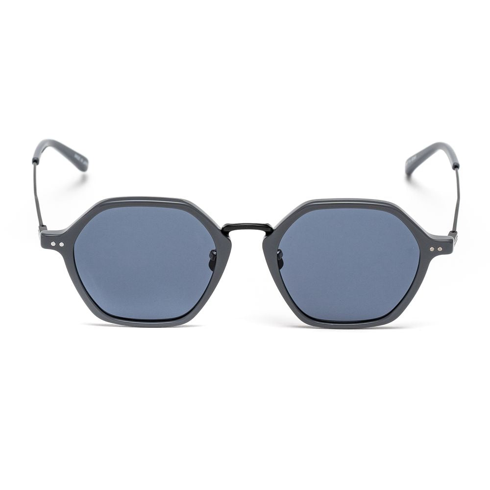 Gray Stainless Steel Sunglasses