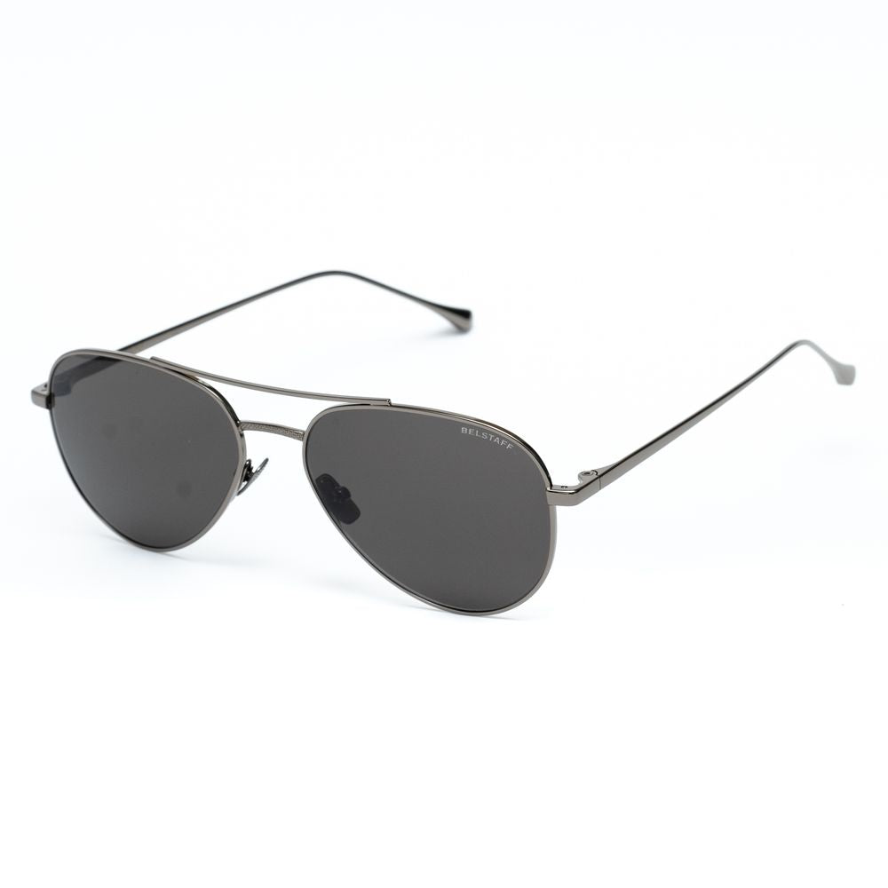 Gray Stainless Steel Sunglasses