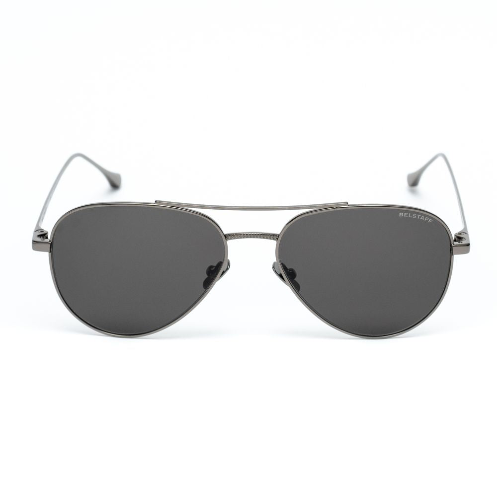 Gray Stainless Steel Sunglasses