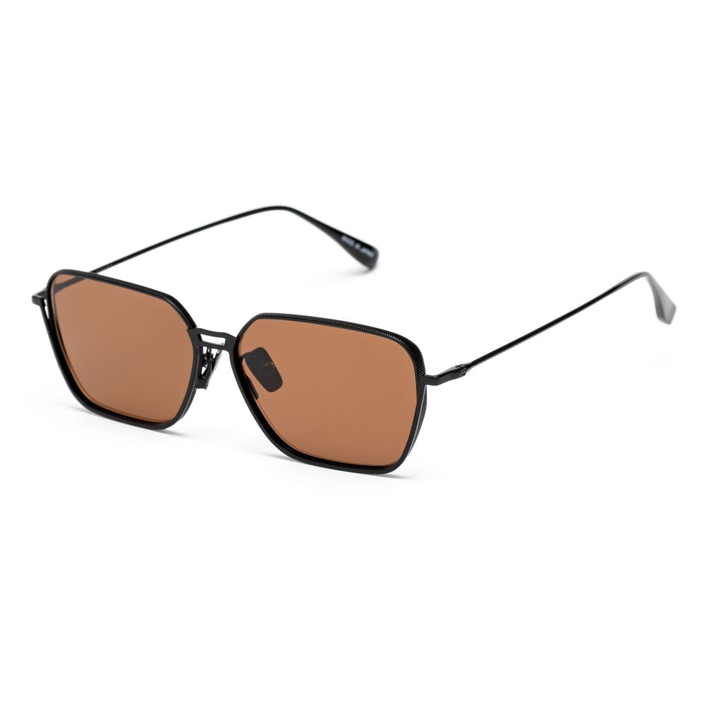 Black Stainless Steel Sunglasses