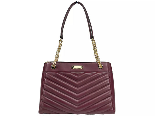 Whitney Medium Chain Shoulder Bag Purse Oxblood