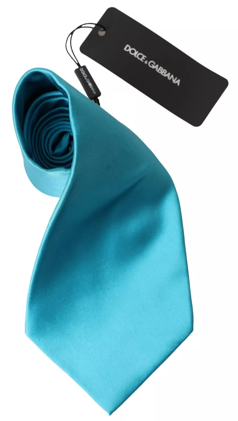 Light Blue 100% Silk Wide Mens Necktie