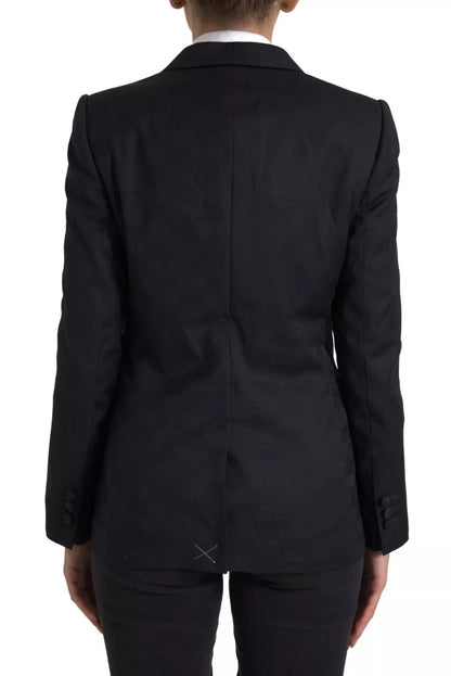 Black Long Sleeve Coat Blazer Jacket