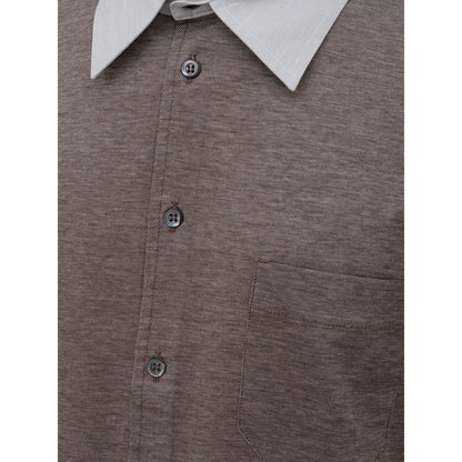 Bicolor Elastane Polo Shirt