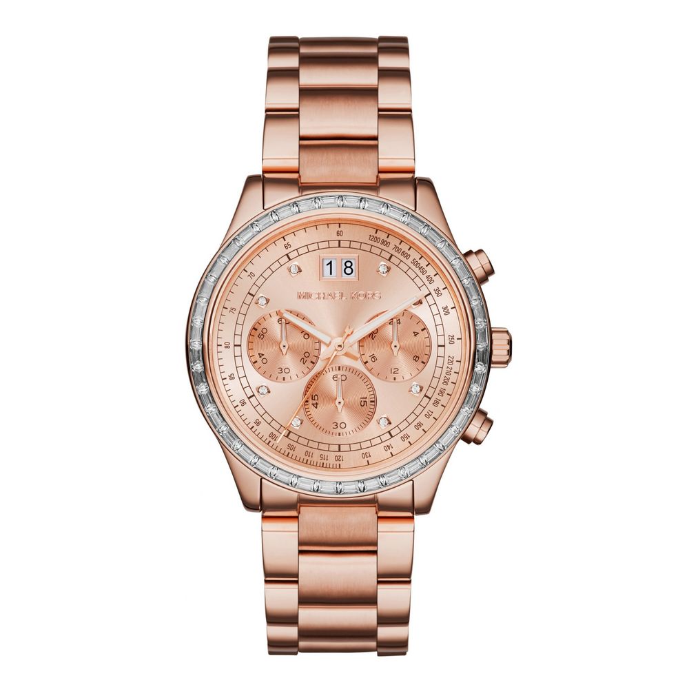 Rose Gold Steel Watch