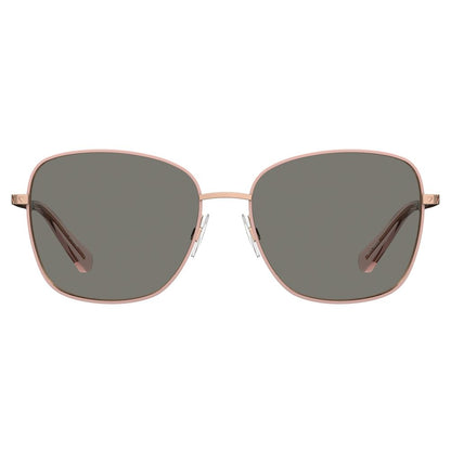 Brown Metal Sunglasses