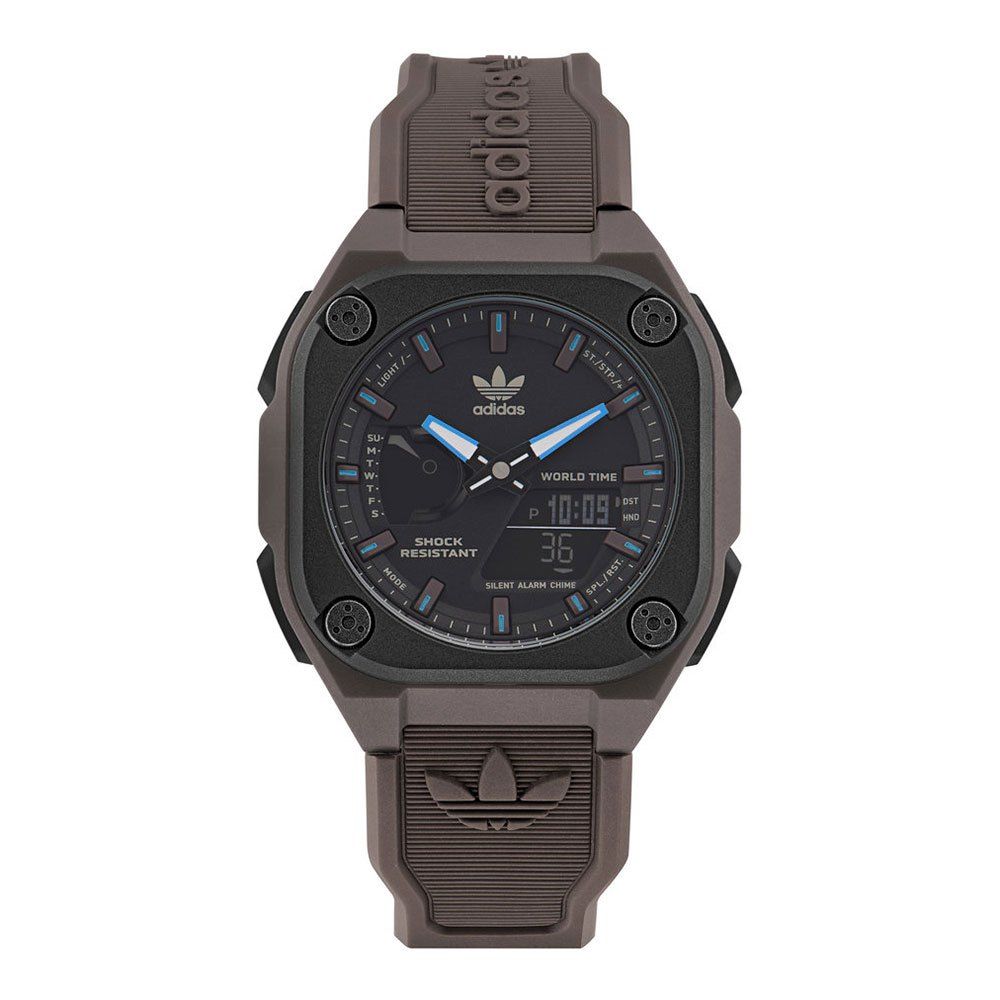 Brown Silicone Watch