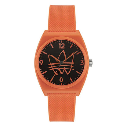 Orange Silicone Watch