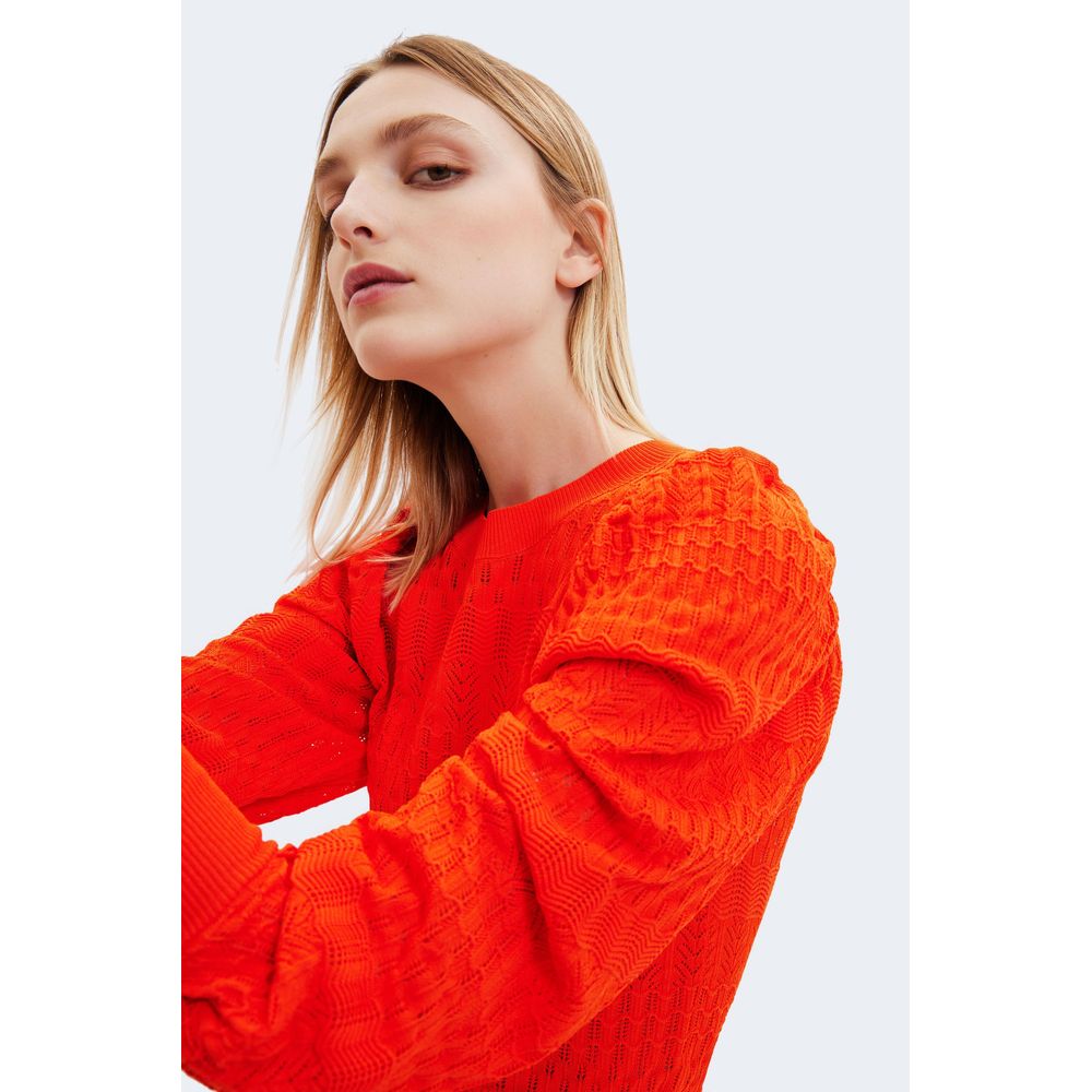 Orange Viscose Tops & T-Shirt