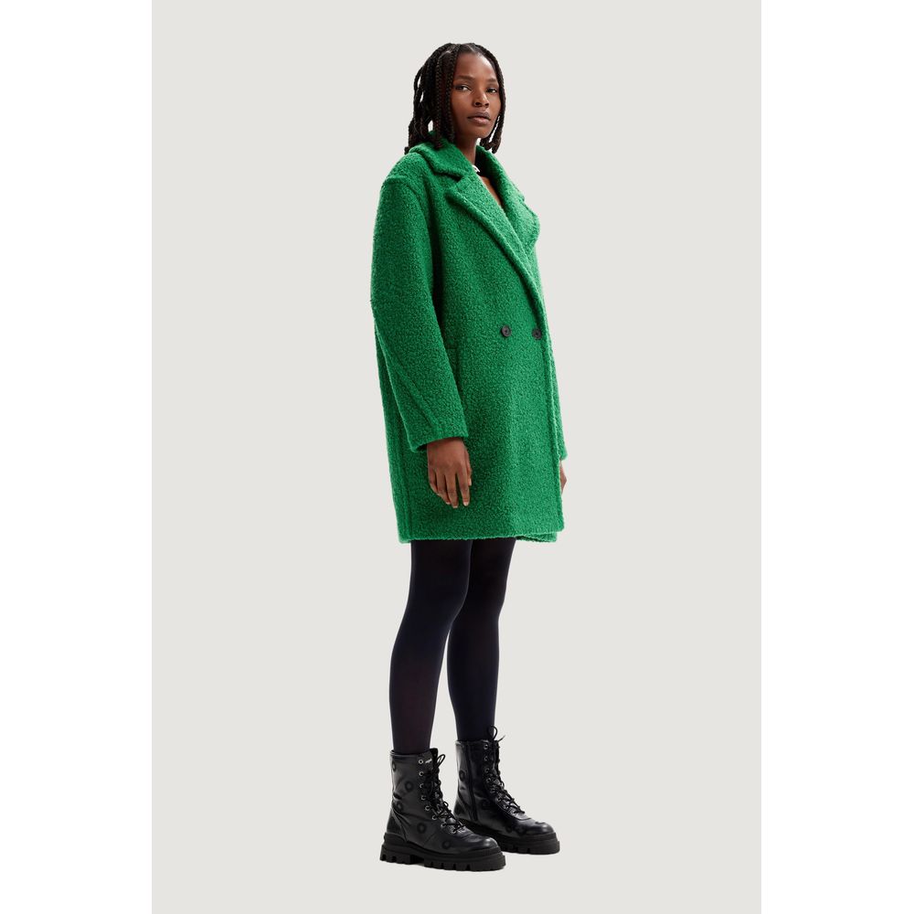 Green Polyester Jackets & Coat