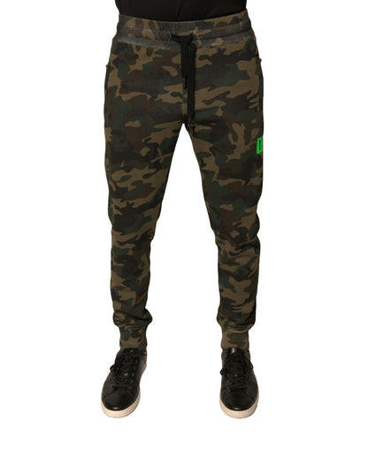 Multicolor Camouflage Jogger Sweatpants Pants