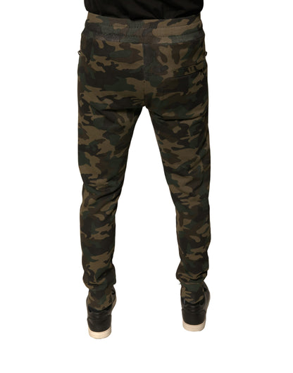 Multicolor Camouflage Jogger Sweatpants Pants