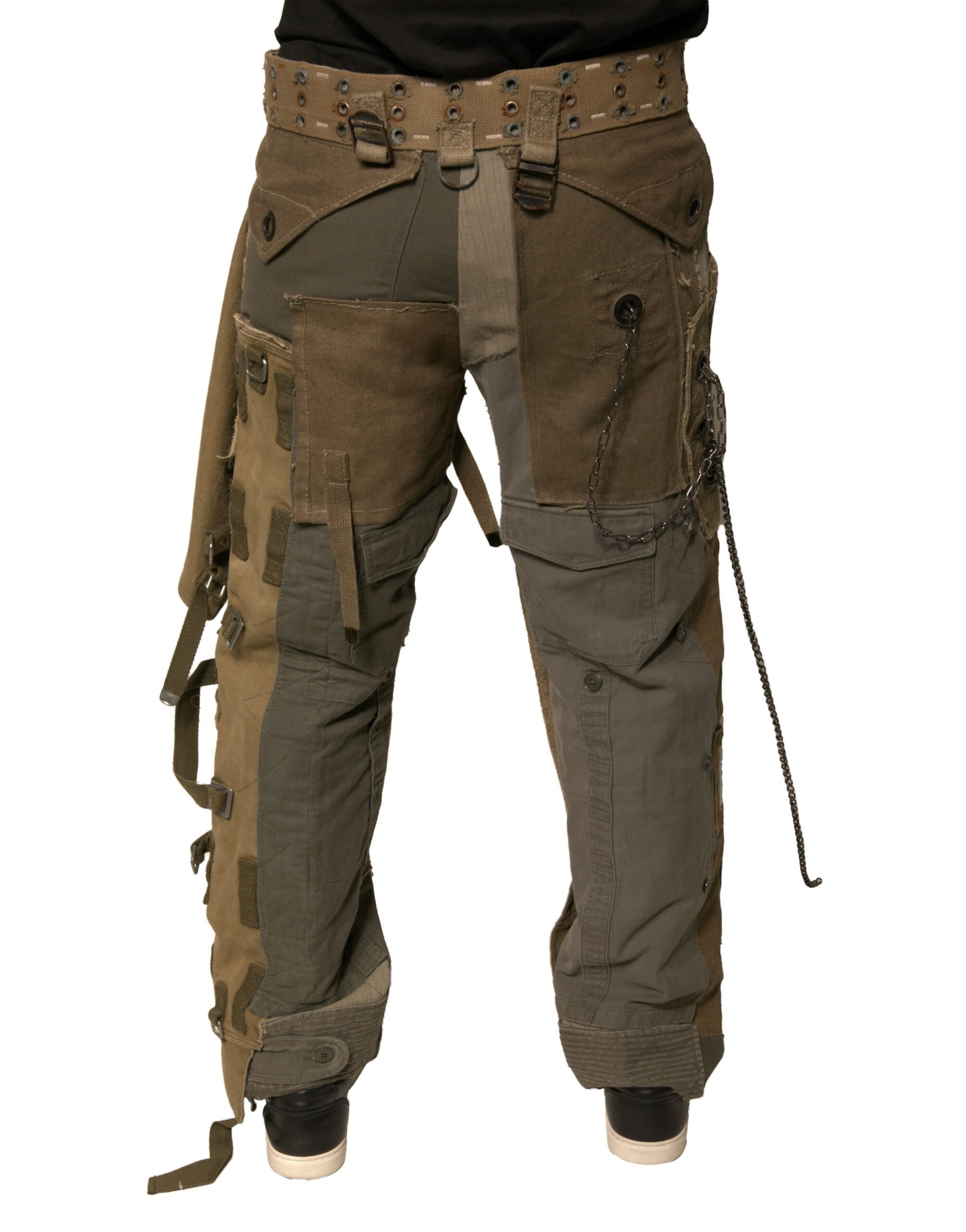 Multicolor Reconstructed Flight Cargo Pants