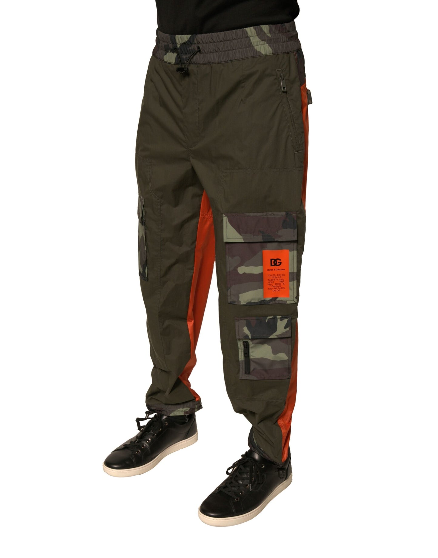 Multicolor Camouflage Jogger Cargo Pants