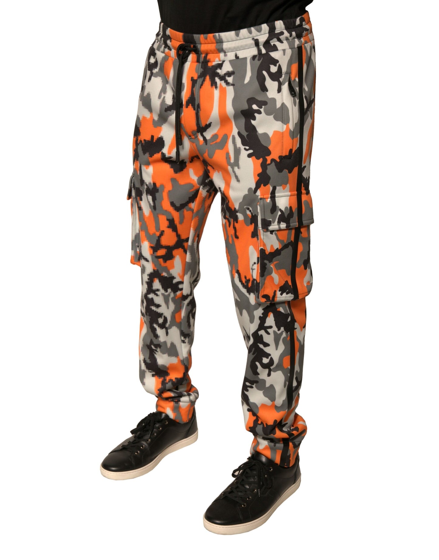 Multicolor Camouflage Cargo Jogger Pants