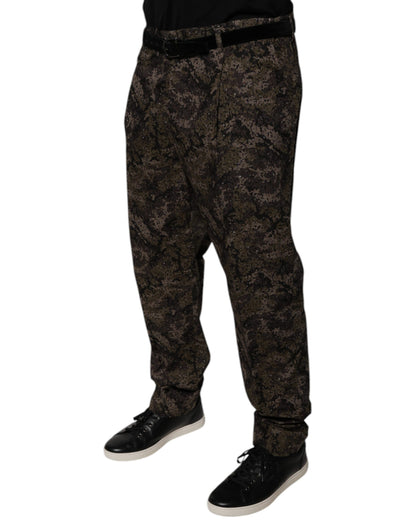 Multicolor Camouflage Men Dress Pants