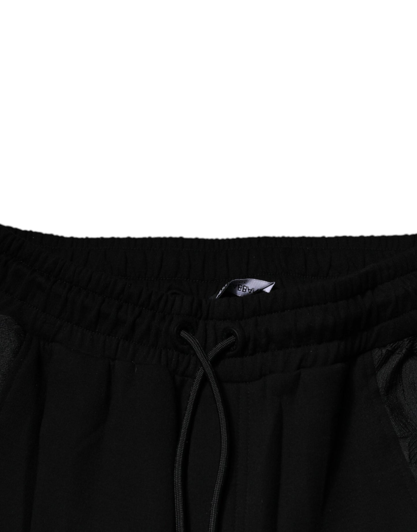 Black Leopard Slim Fit Jogger Pants