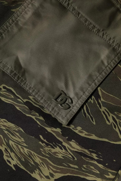 Green Cotton Jogger Cargo Pants