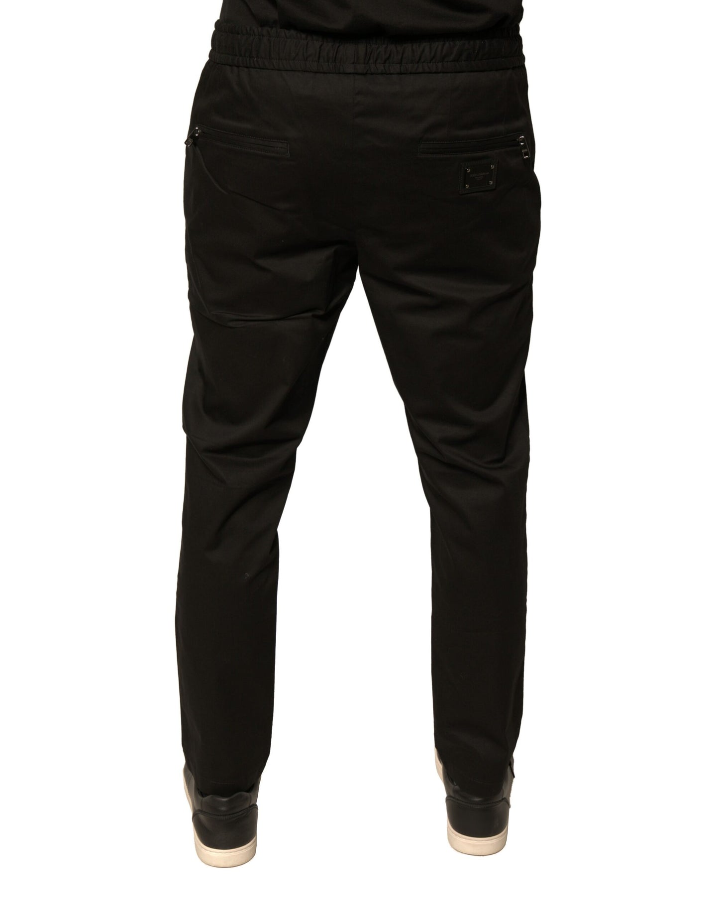 Black Cotton Jogger Jogging Pants