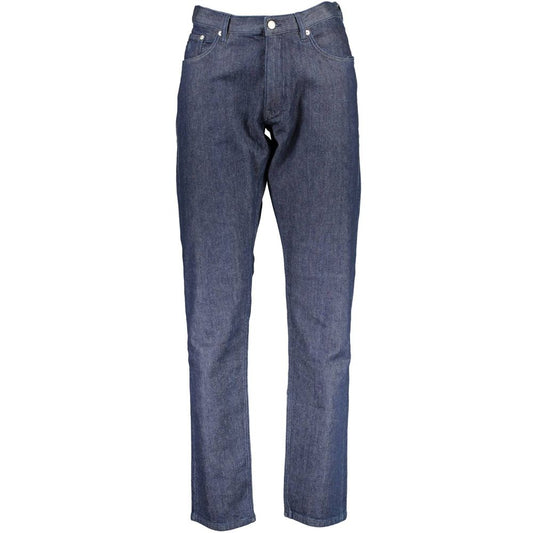 Blue Cotton Men Jeans