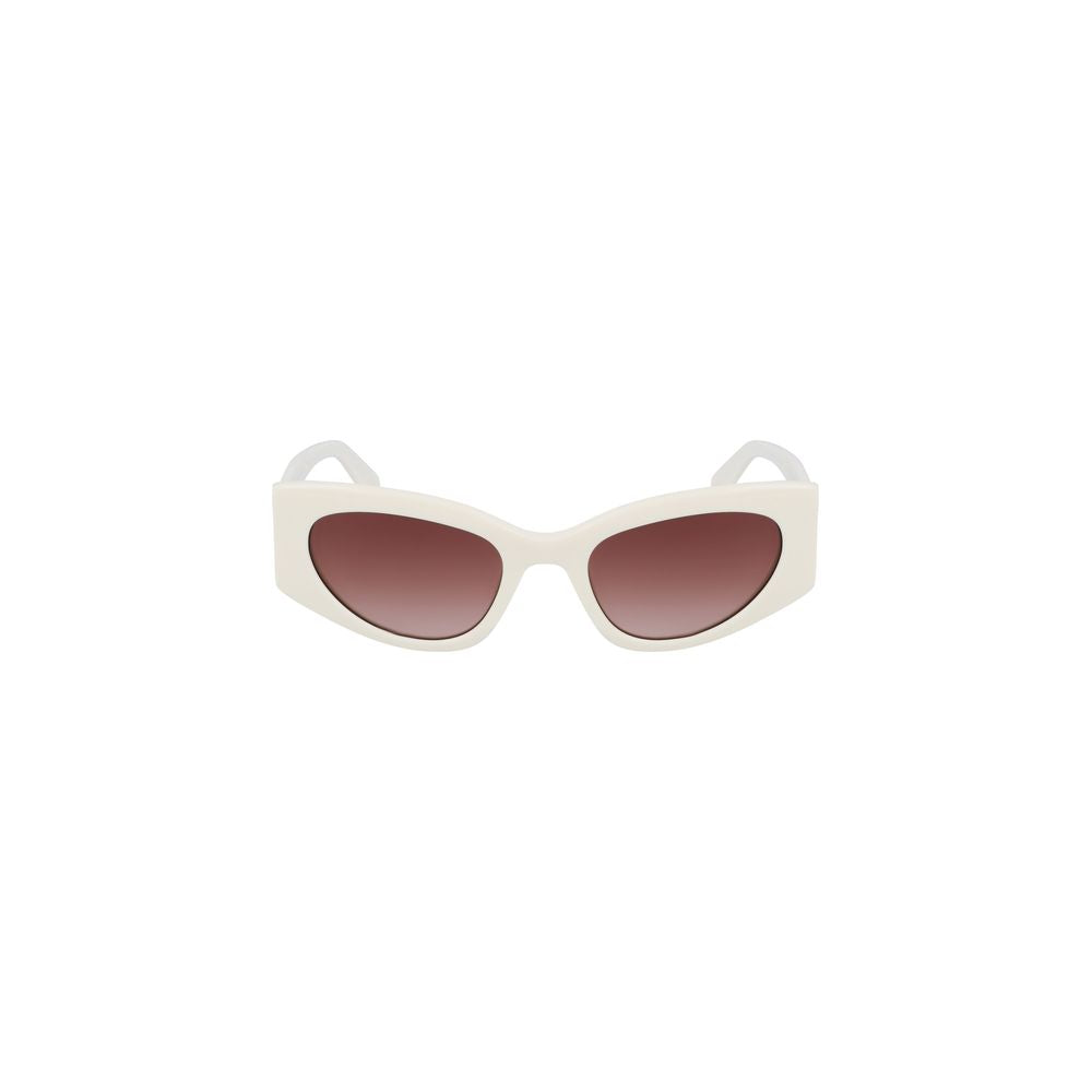 White Acetate Sunglasses