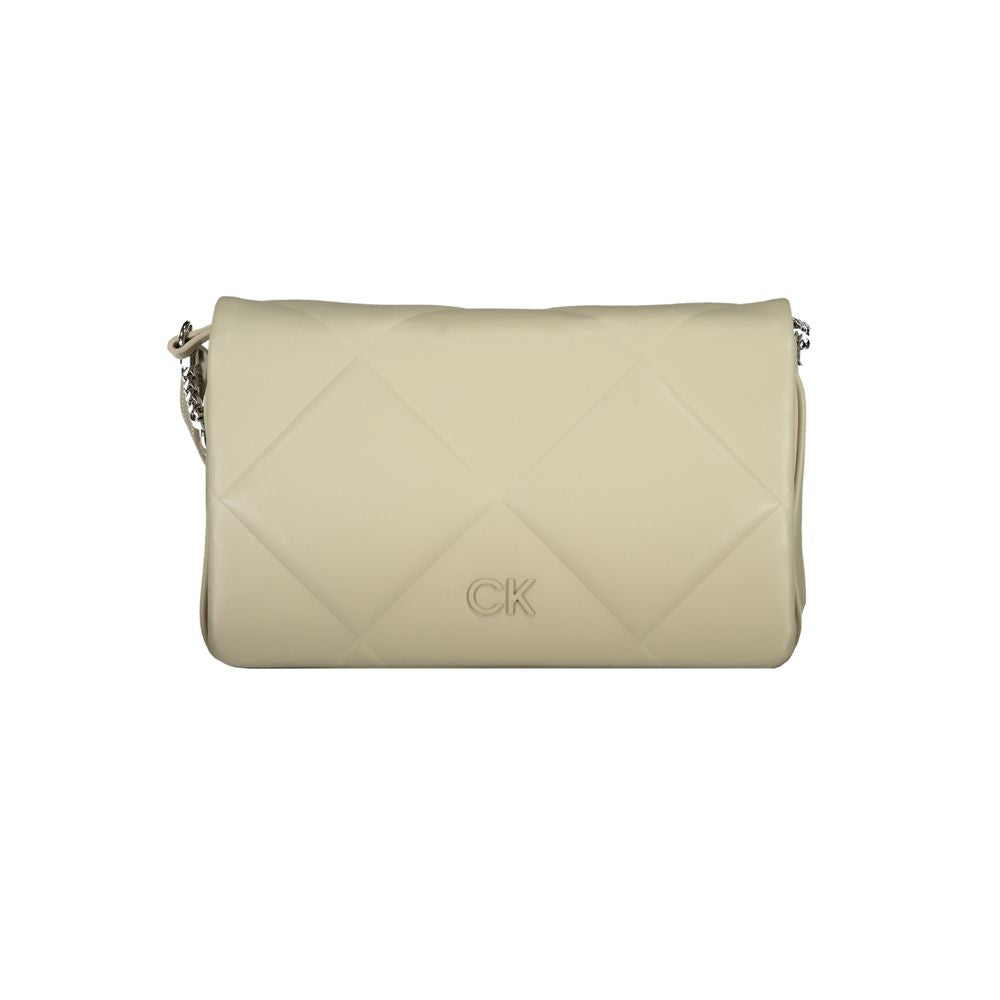 Beige Cotton Handbag