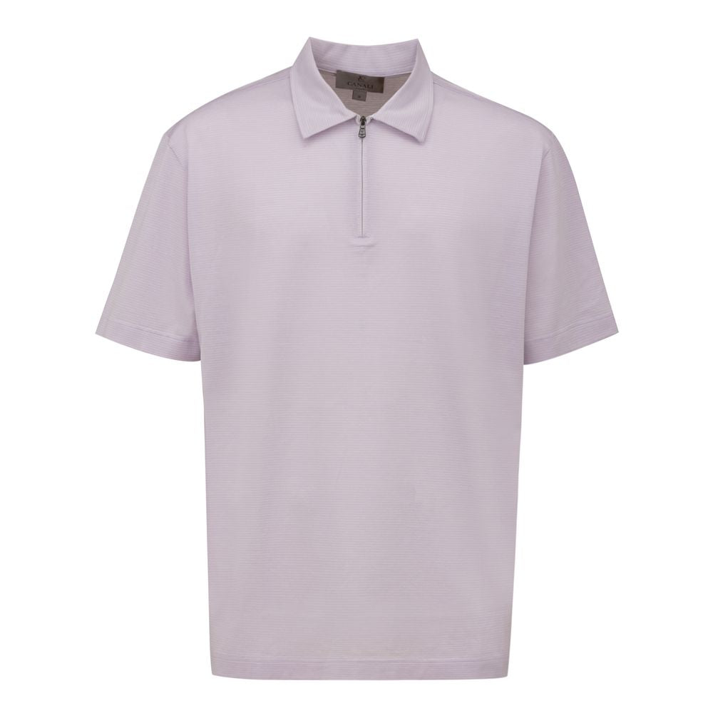 Purple Cotton Polo Shirt