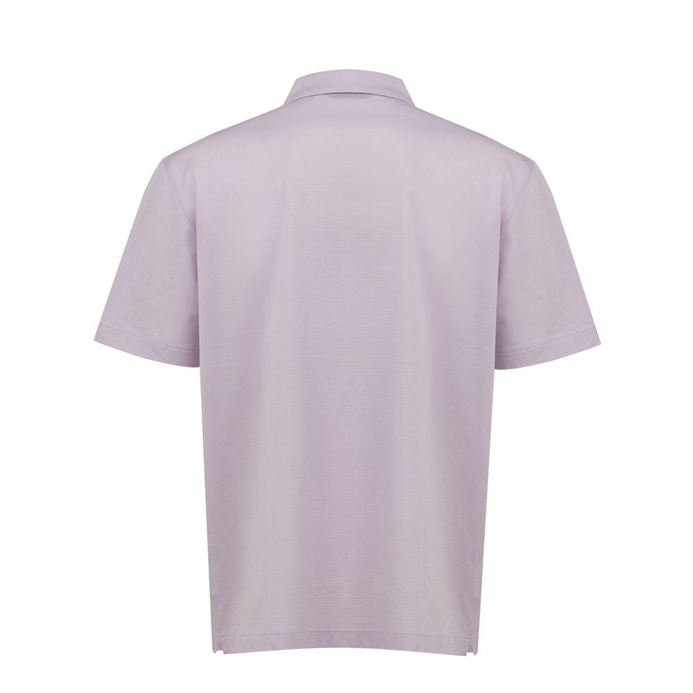 Purple Cotton Polo Shirt