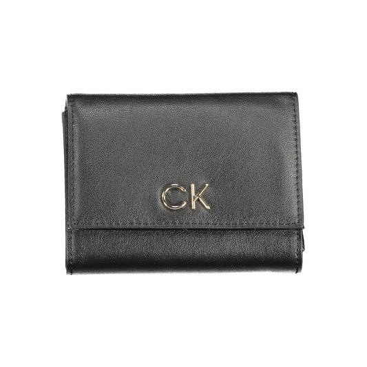 Black Polyethylene Women Wallet