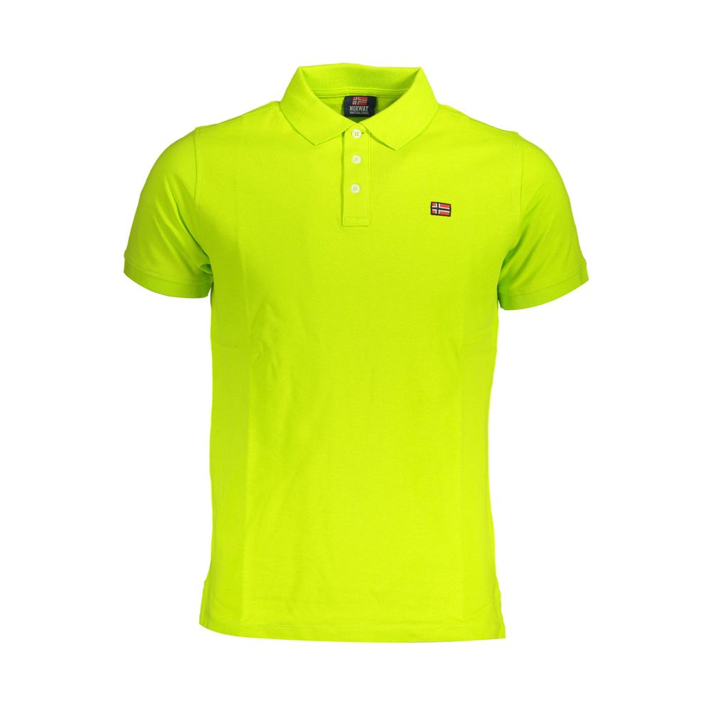 Gelbes Poloshirt aus Baumwolle