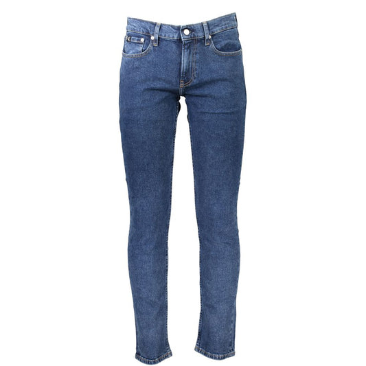 Blue Cotton Jeans & Pant