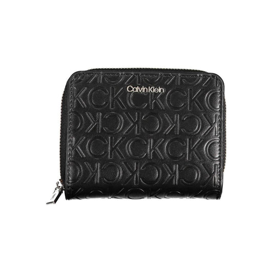 Black Polyethylene Women Wallet