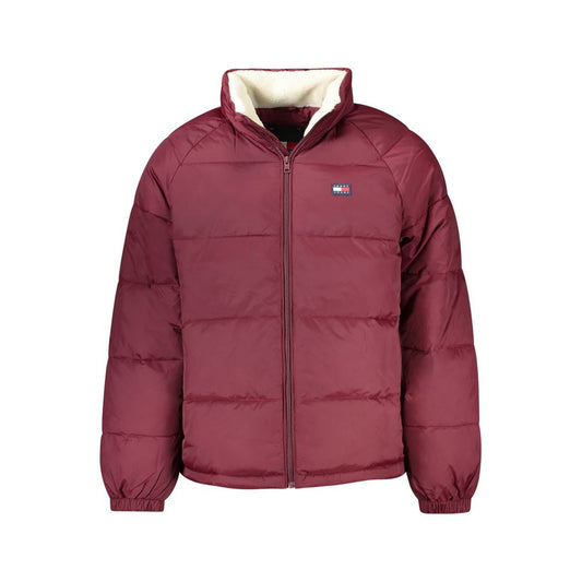 Red Polyamide Men Jacket