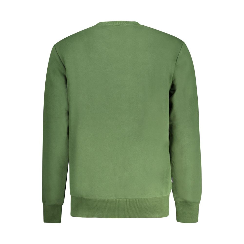 Green Cotton Men Sweater