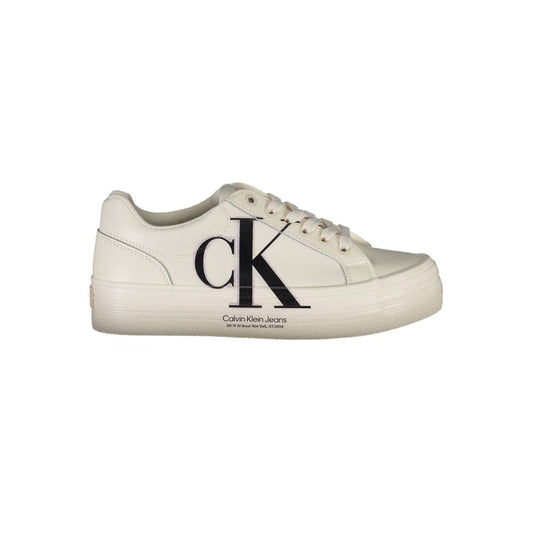 White Leather Women Sneaker